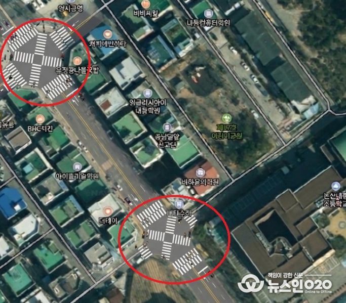 보행자 중심 ‘대각선 횡단보도’ 최초 도입