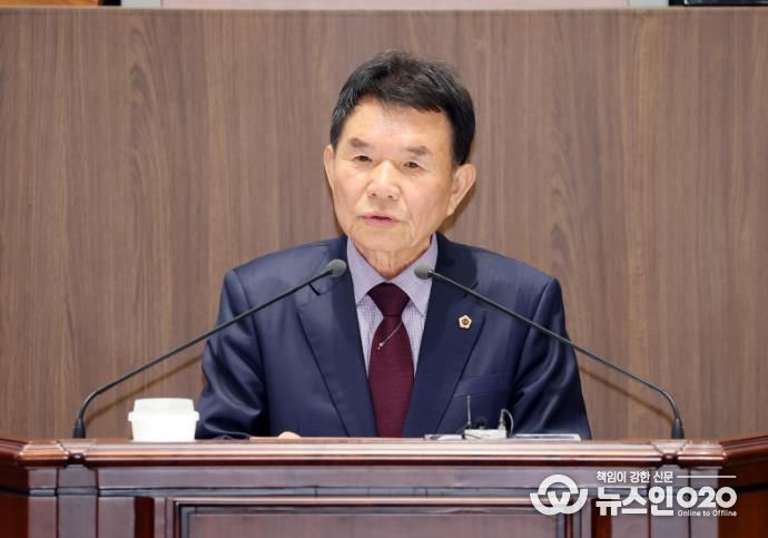 정광섭 충남도의원, 농어업 면세유 ‘차액지원제’ 도입 촉구