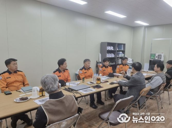 천안서북소방서장, BIT산업단지 ㈜태성 건설현장 방문