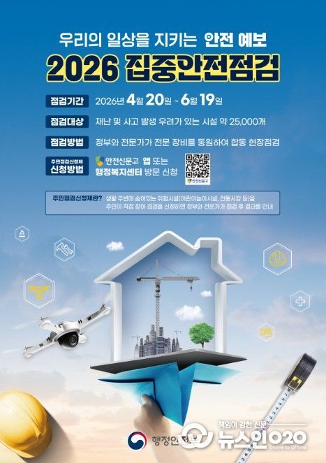 2026 집중안전점 포스터