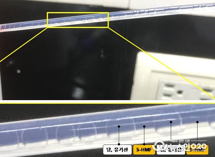 5-HMF 연속식 추출 모니터링